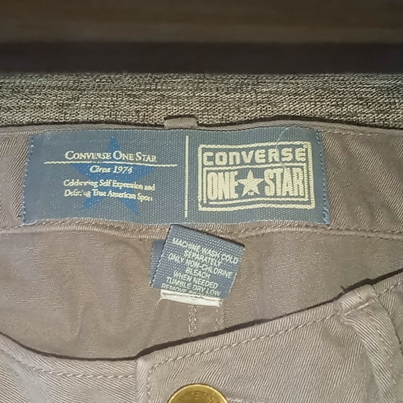 Converse One star jeans|Circa 1979| Size 8| Grey like brown colored jeans| - Picture 3 of 6